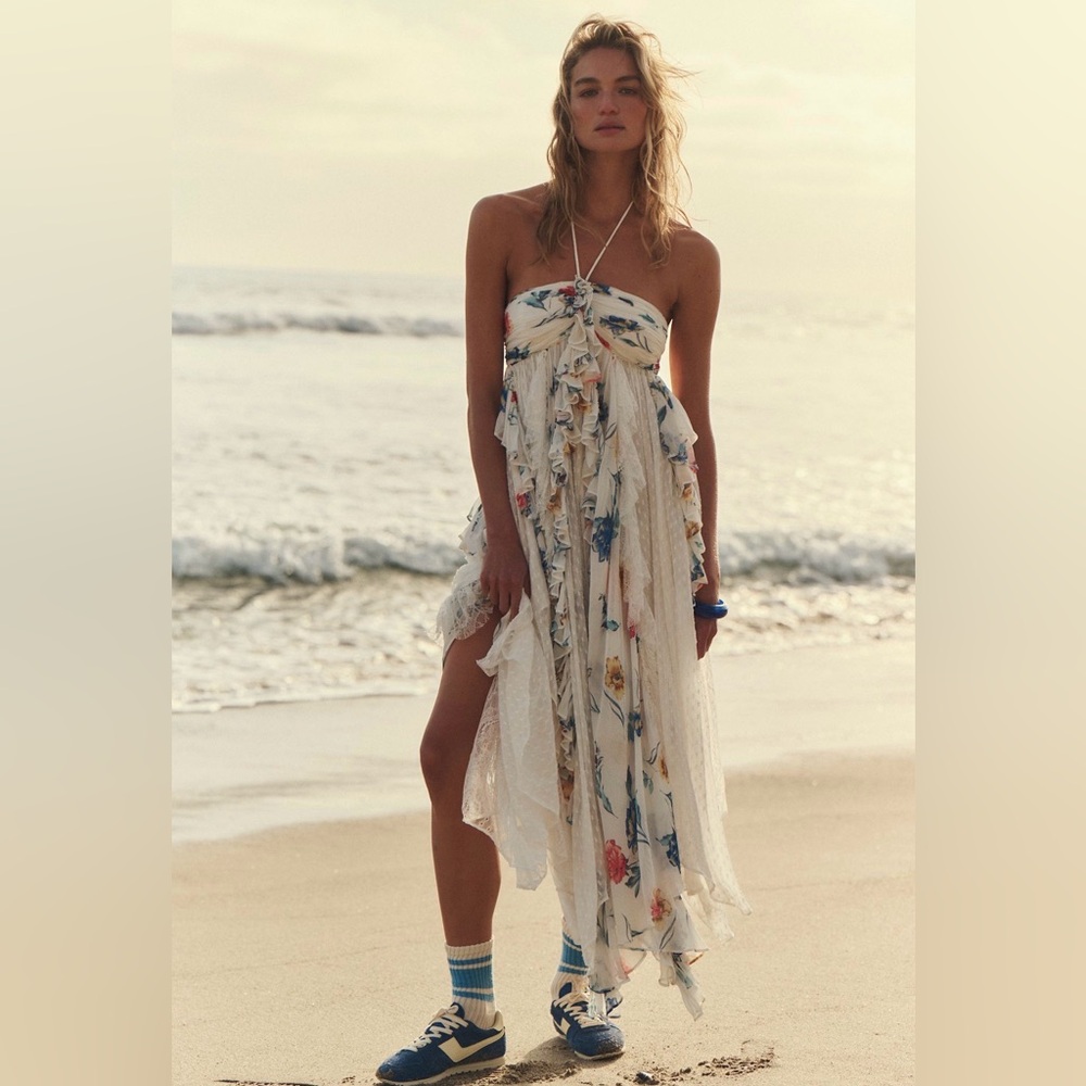 Free People Garden Party Midi Dress, Medium, NWT
